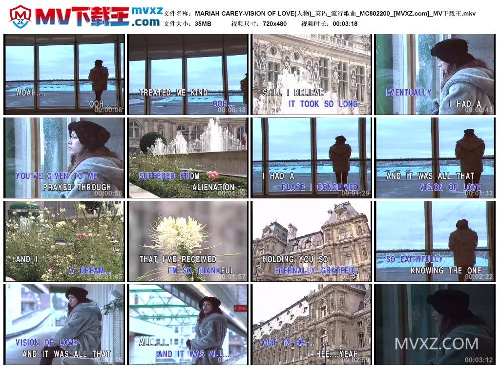 MARIAH CAREY-VISION OF LOVE(人物)_英语_流行歌曲_MC802200